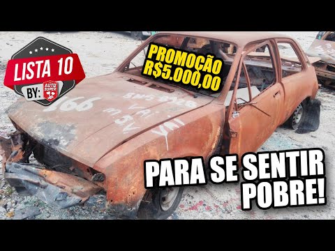 10 CARROS PARA VOCÊ SE SENTIR POBRE (Chegou a sua Hora!)