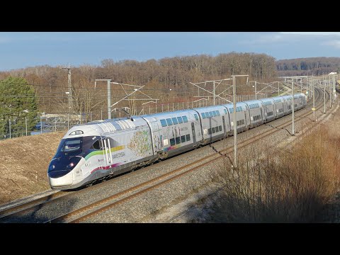 Spot sur la LGV Rhin Rhône et essais TGV M et Frecciarossa