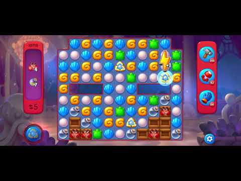 Fishdom Hard level 10718 no boosters フィッシュダム ハード