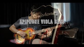 Video thumbnail for Epiphone Viola Bass Demo #beatlesbass #shortscalebass by Jonathan LAI - Hong Kong Bass Player