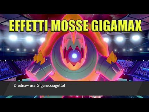 EFFETTI MOSSE GIGAMAX!! Pokémon Spada e Scudo!!