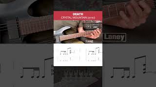 Crystal Mountain - Death - guitar tutorial with Tabs!