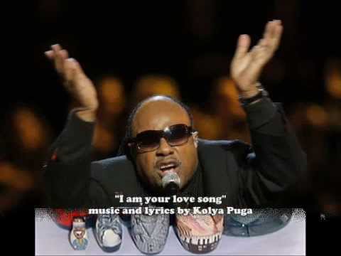Kolya Puga 'I am your love song ( Video birthday greetings for Stevie Wonder).wmv
