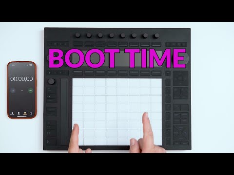 Boot time start up on Ableton Push 3 Standalone