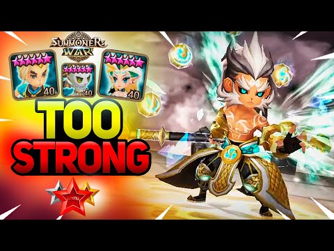 INSANE LIGHT COMBO with A Lot Of DEBUFFS in Summoners War