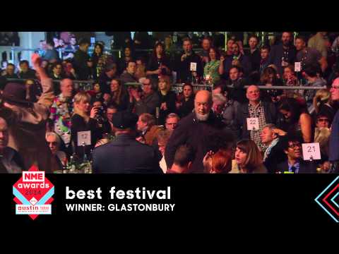 NME Awards 2014 - Eavises Collect Best Festival For Glastonbury