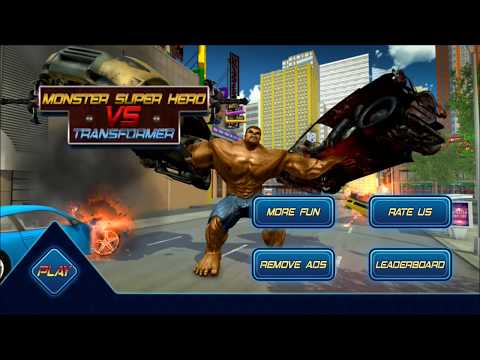 ►Monster Superhero VS Robot Transform Future Battle - Android HD Gameplay