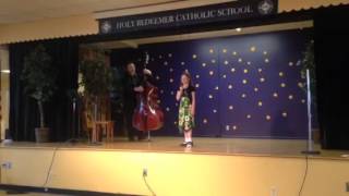 Julianne 8 yrs. singing &quot;I&#39;ve got no strings&quot; Barbra Streisand Arrangement. 2014