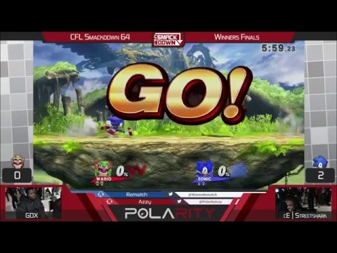 CFLS64 - SSHQ | GDX (Cloud/Wario) vs cE | Streetshark (Sonic) - Winners Finals