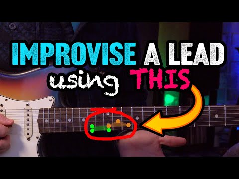 Start improvising lead guitar right away using this simple technique.  You can do this!  ML091