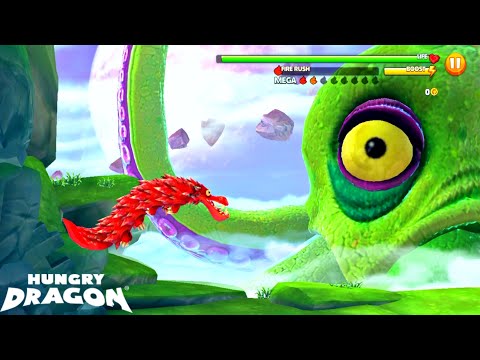 Hingry Dragon NEW SEABREATHER DRAGON vs GIANT OCTOPUS BOSS | GW TeeV