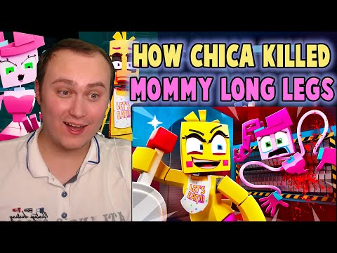 How CHICA KILLED MOMMY LONG LEGS! - Poppy Playtime FNAF Minecraft Animation | Reaction