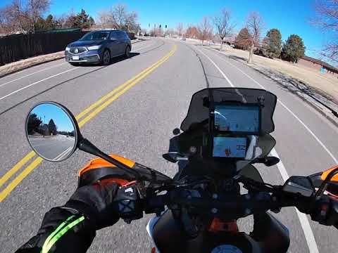 KTM 790 Adventure Rally new Alpine Star Boots and GPS Garmin Sumo testing