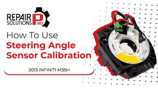How to Use Steering Angle Sensor Calibration Function on SDS | 2013 Infiniti M35h