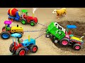 Diy Tractor Making Mini Restaurant Concrete Rescue Diy Tractor Transporting Cow HP Mini DiyFarm
