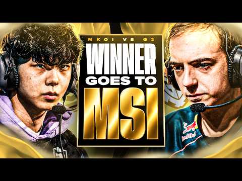 WINNER GOES TO MSI - G2 VS MKOI - LEC SPRING PLAYOFFS 2026