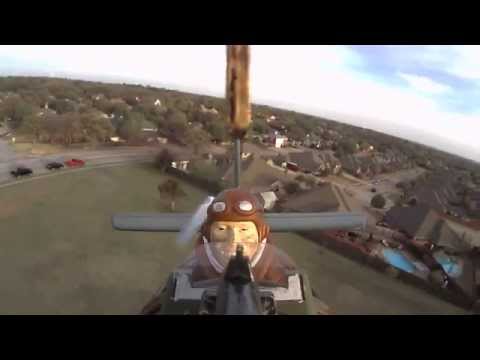 Park Zone Electric SE5a flight with onboard video