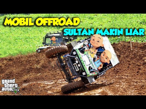 Sultan Upin Ipin OFFROAD dengan Mobil JEEP CULIK GARANG - GTA V Upin Ipin Episode Terbaru
