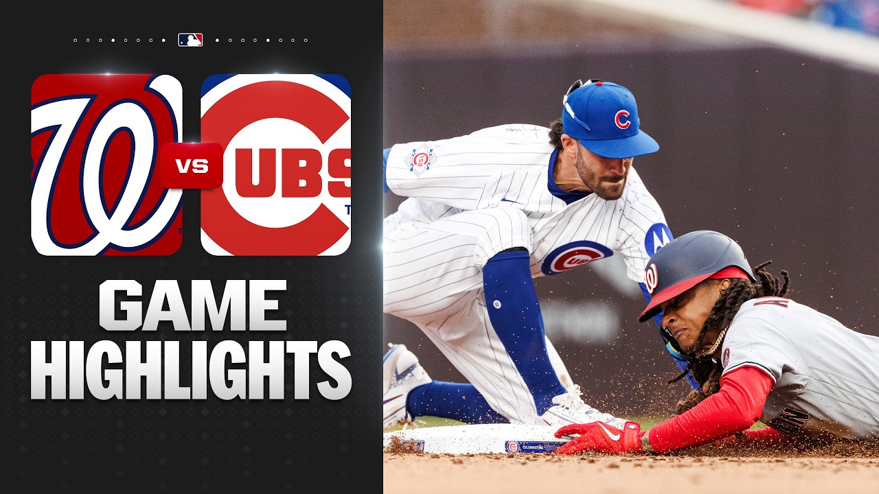 3월27일 워싱턴 시카고컵스 MLB 하이라이트