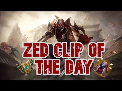 ZED CLIP OF THE DAY: BEWARE OF THE TOXIC PLAT QIYANA PLAYERS!