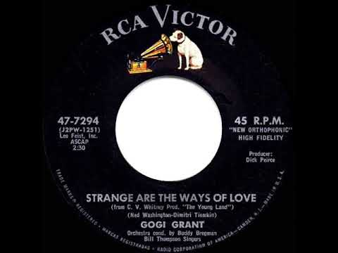 1959 OSCAR-NOMINATED SONG: Strange Are The Ways Of Love - Gogi Grant