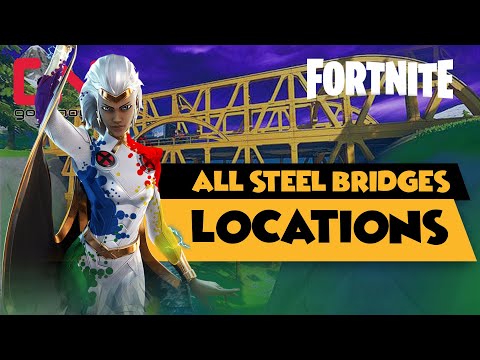 All Steel Bridges Locations - Fortnite Blue, Red, Green, Purple & Yellow Bridge Location