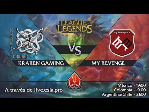 #LLL - Temporada 2 -Kraken Gaming vs MyRevenge-Jornada 3 y 4- Round Robin