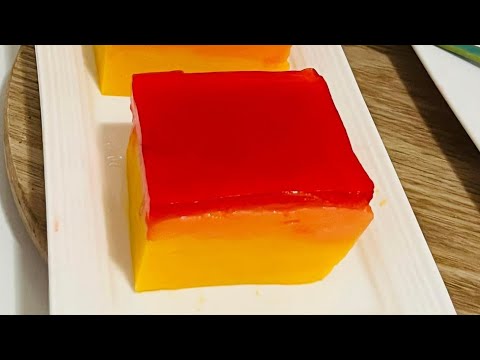 CUSTARD JELLY PUDDING | MULTI LAYERED
