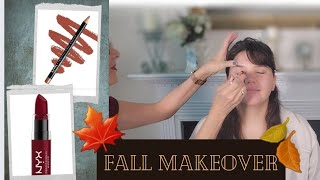 Fall Makeover | Product Review #nyxcosmetics #elfcosmetics #fallmakeuplook #tutorial
