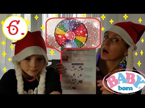 Adventní kalendář 6.12.2018 | Milka domeček, BABY born kalendář, ruleta | Máma v Německu