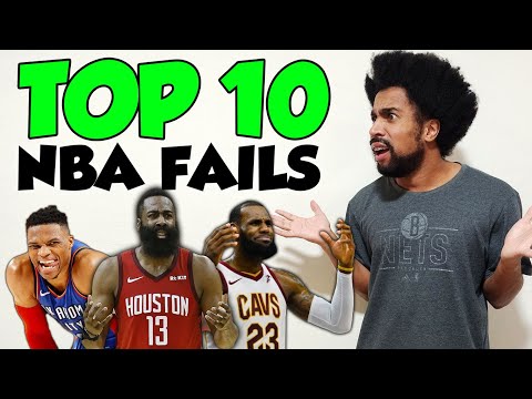 TOP 10 ESTRELAS DA NBA FAZENDO MERD4 NO JOGO - NBA FAILS