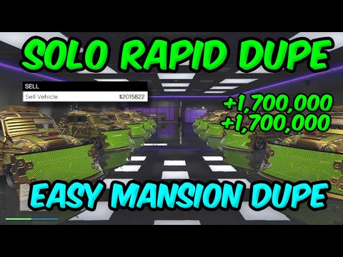 *EASY* RAPID CAR DUPLICATION GLITCH GTA ONLINE PS5 XBOX *MASS MANSION DUPE* GTA 5 ONLINE