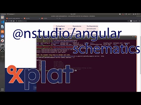 How to use Angular generator schematics with Xplat extensions inside NRWL NS workspace