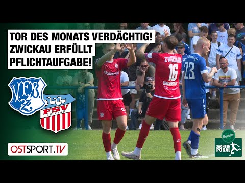 Goal of the Month suspect! Zwickau completes mandatory task: Zwenkau vs. Zwickau | Saxony Cup