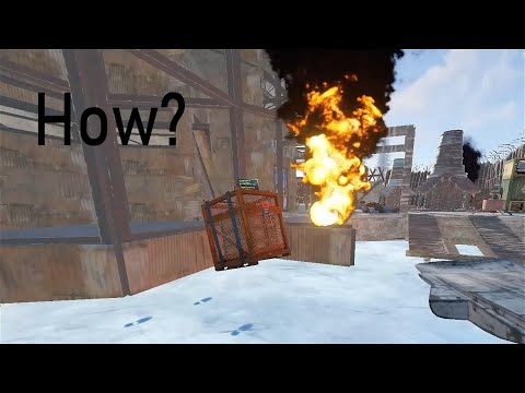 When The Chinook Crashes In Your Base And Drops A Crate | Rust Shorts | Funny Moments