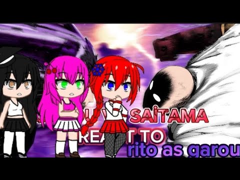 To love-ru react to Saitama vs garou fan animations + tiktok videos