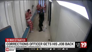 Lorain County corrections officer reinstated after firing, paid thousands