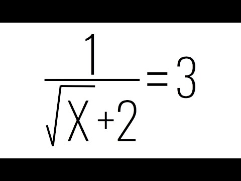 ESTA ECUACIÓN IRRACIONAL CONFLICTIVA. Álgebra Básica