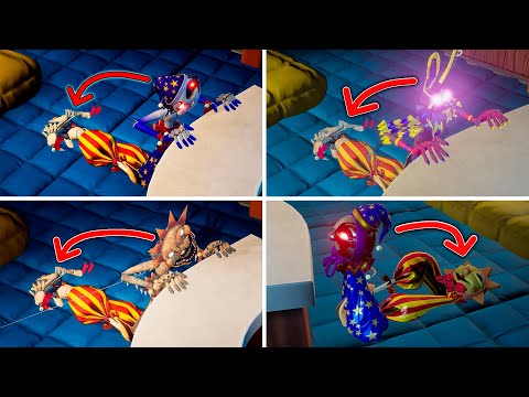 How Sun Transforms Into Moon Behind The Desk (ALL MODS) – FNAF Security Breach