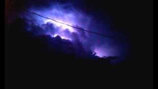 preview picture of video 'Lightning display on May 4th in Florida'