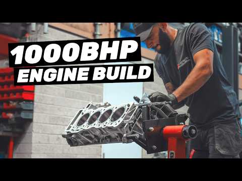 1,000BHP McLaren M840T Engine Build - Full Process (No Talking)