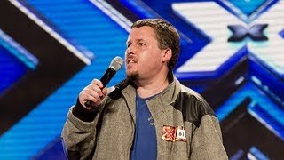 Video thumbnail of "Billy Moore's audition - Journey's Dont Stop Believing - The X Factor UK 2012"