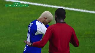 C0R1NTH14NS X CRUZ31R0 40 V1V0 C0M 1M4G3NS | JOGO DE HOJE| pes 21 Gameplay ps4