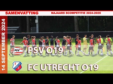 COMPETITIE | Samenvatting PSV O19 - FC Utrecht O19 zaterdag 14 september 2024