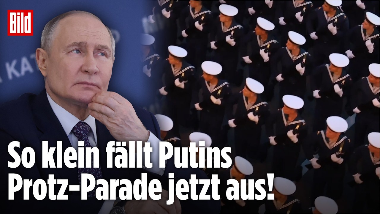 RUSSLAND: Putins Parade in Moskau plötzlich ohne Panzer – Kreml-Show schrumpft!