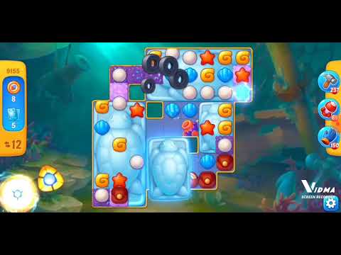 Fishdom. 9155 level no boosters and diamonds. 19 moves