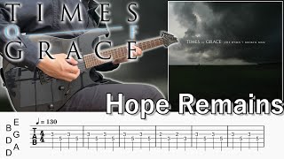Hope Remains  /  Times of Grace (screen TAB | Guitar cover)