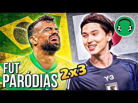 ♫ 3x2 - ENTREGADA ÉPICA DO BRASIL PRO JAPÃO (com show de horror de F. Bruno!) | Paródia Lapada Dela