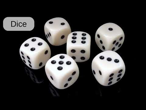 Dice: Word Pronunciation - Read Along (Australian Accent) Picture Dictionary English