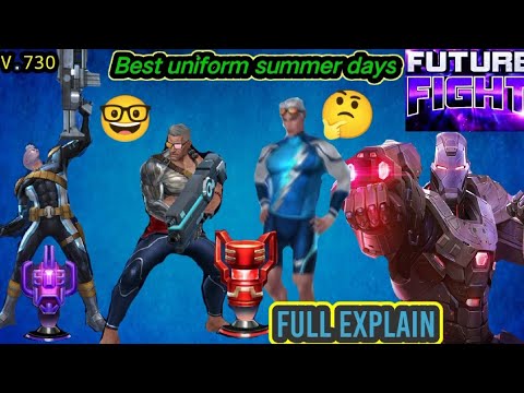 [Summer Uniforms vs Latest Uniforms] 👀 (who is the best) Full Explain in marvel future fight  #RKMFF